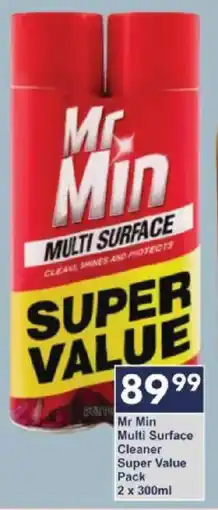 President Hyper Mr Min Multi Surface Cleaner Super Value Pack offer