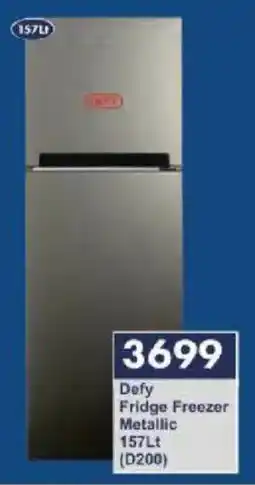 President Hyper Defy Fridge Freezer Metallic offer