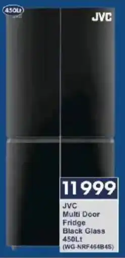 President Hyper JVC Multi Door Fridge Black Glass offer