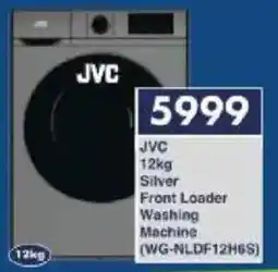 President Hyper JVC Silver Front Loader Washing Machine offer