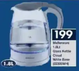 President Hyper Mellerware Glass Kettle Cloud White Base offer