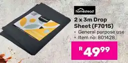 Game Homestead Drop Sheet offer