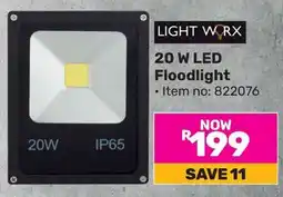 Game Light Worx 20 W LED Floodlight offer