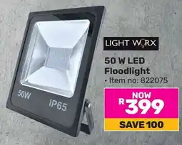 Game Light Worx 50 W LED Floodlight offer