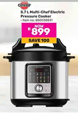Game Genesis Multi-Chef Electric Pressure Cooker offer