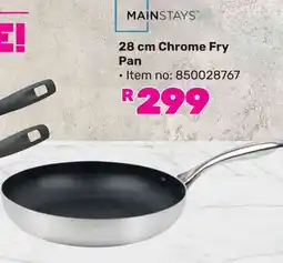 Game Mainstays Chrome Fry Pan offer