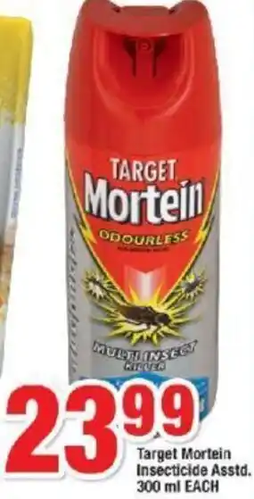 OK Foods Target Mortein Insecticide Assorted 300ml Each offer