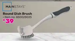 Game Mainstays Round Dish Brush offer