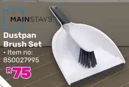 Game Mainstays Dustpan Brush Set offer