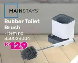 Game Mainstays Rubber Toilet Brush offer