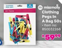 Game Miss Molly Clothing Pegs In A Bag offer