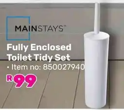 Game Mainstays Fully Enclosed Toilet Tidy Set offer
