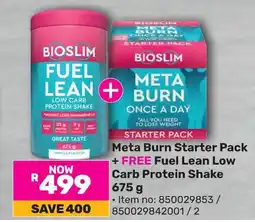 Game BioSlim Meta Burn Starter Pack offer