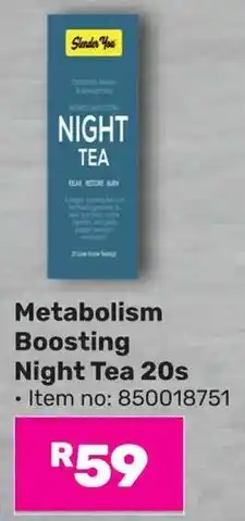 Game Slender You Metabolism Boosting Night Tea offer