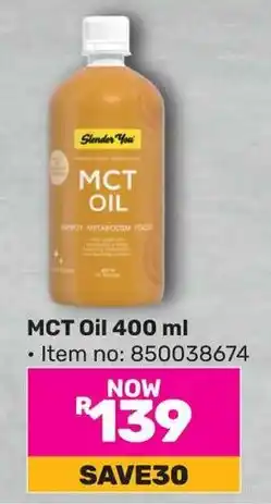 Game Slender You MCT Oil offer