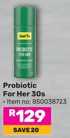 Game Slender You Probiotic For Her offer