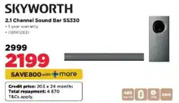 HiFi Corp Skyworth 2.1 Channel Sound Bar SS330 offer