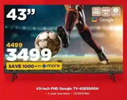HiFi Corp Skyworth 43-inch FHD Google TV offer