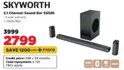 HiFi Corp Skyworth 5.1 Channel Sound Bar SS586 offer