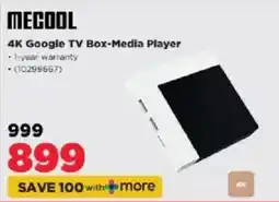 HiFi Corp Mecool 4K Google TV Box-Media Player offer