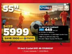 HiFi Corp Samsung 55-Inch Crystal UHD 4K TV offer
