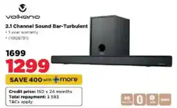 HiFi Corp Volkano 2.1 Channel Sound Bar-Turbulent offer