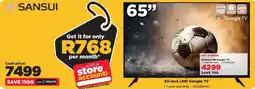 HiFi Corp Sansui 65-inch UHD Google TV offer
