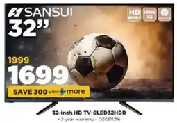 HiFi Corp Sansui 32-inch HD TV offer