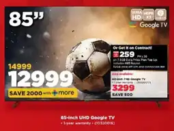 HiFi Corp Sansui 85-inch UHD Google TV offer