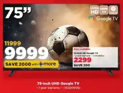 HiFi Corp Sansui 75-inch UHD Google TV offer