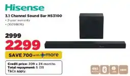 HiFi Corp Hisense 3.1 Channel Sound Bar HS3100 offer