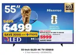 HiFi Corp Hisense 55-inch QLED 4K TV-55Q6Q offer