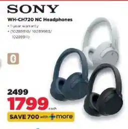 HiFi Corp Sony WH-CH720 NC Headphones offer