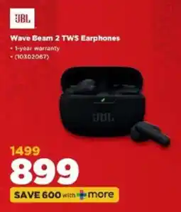 HiFi Corp JBL Wave Beam 2 TWS Earphones offer