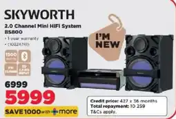 HiFi Corp Skyworth 2.0 Channel Mini HiFi System offer