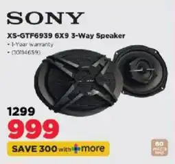 HiFi Corp SONY XS-GTF6939 6X9 3-Way Speaker offer