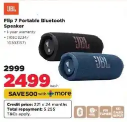 HiFi Corp JBL Flip 7 Portable Bluetooth Speaker offer