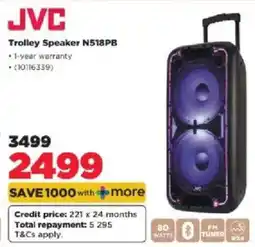 HiFi Corp JVC Trolley Speaker N518PB offer