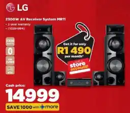 HiFi Corp LG 2300W AV Receiver System MR11 offer