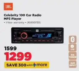 HiFi Corp JBL Celebrity 100 Car Radio MP3 Player offer