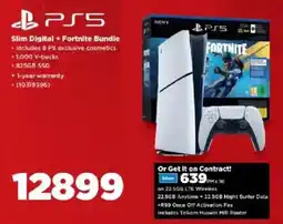 HiFi Corp PS5 Slim Digital + Fortnite Bundle offer