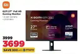 HiFi Corp Xiaomi G27i 27" Full HD Gaming Monitor offer