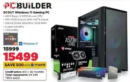 HiFi Corp PCBuilder Scout Windows 11 Gaming PC offer