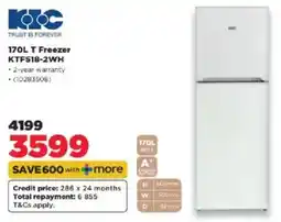 HiFi Corp KIC Freezer KTF518-2WH offer