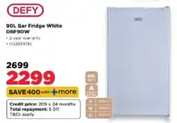HiFi Corp Defy Bar Fridge White offer