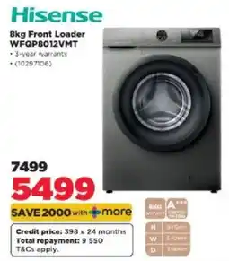 HiFi Corp Hisense Front Loader offer