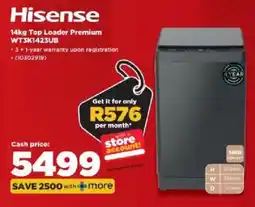 HiFi Corp Hisense Top Loader Premium offer