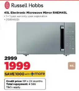HiFi Corp Russell Hobbs Electronic Microwave Mirror offer