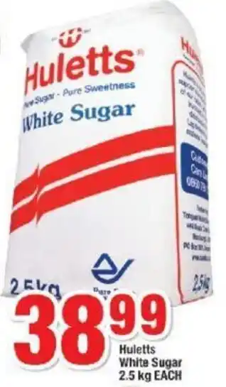 OK Foods Huletts White Sugar 2.5 kg Each offer