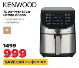 HiFi Corp Kenwood Air fryer Silver offer